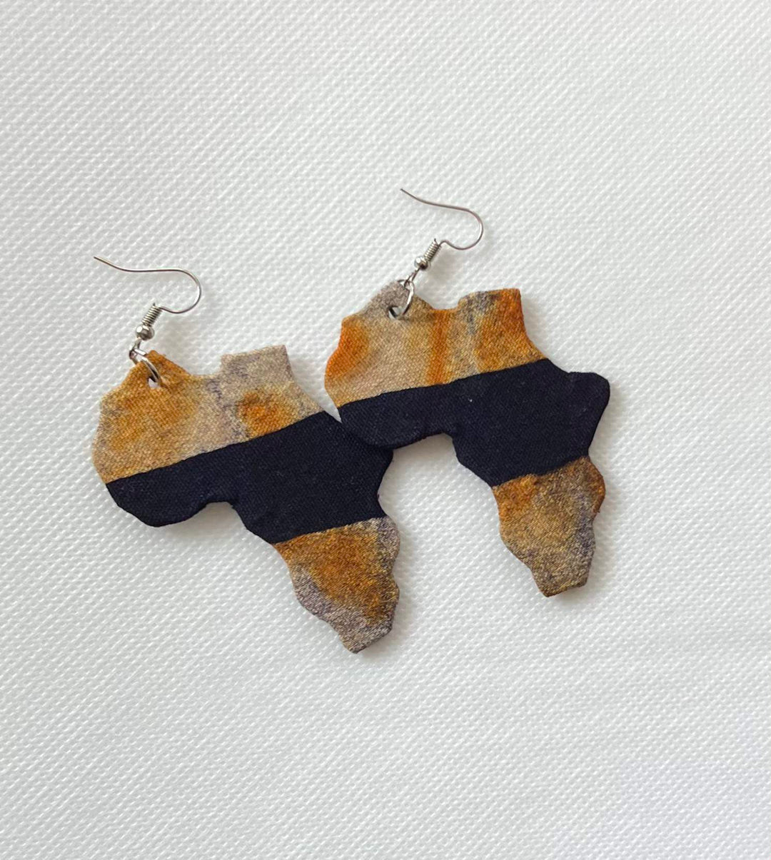 African Fabric Earrings