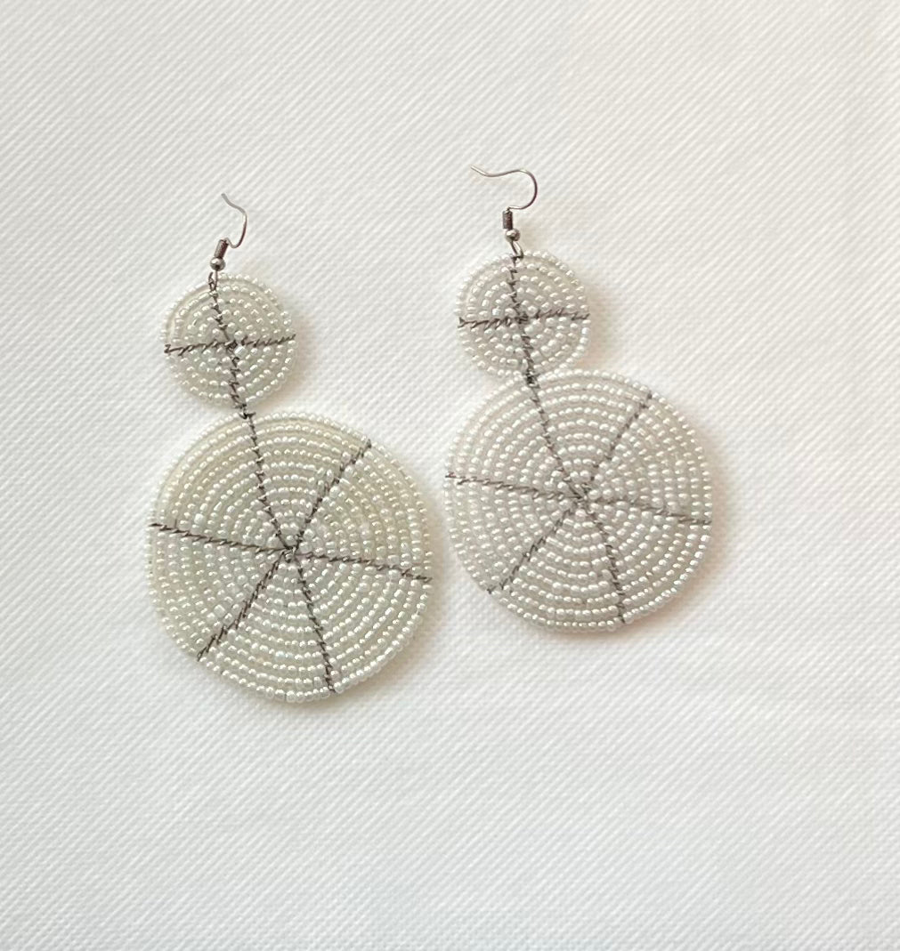 African Handcrafted Beaded Earrings