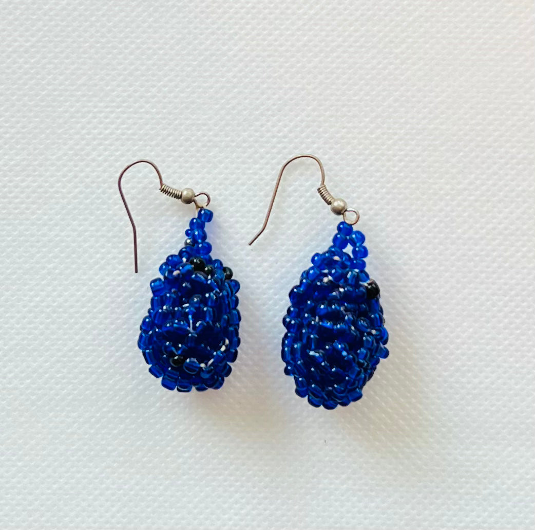 African Handcrafted Beaded Earrings