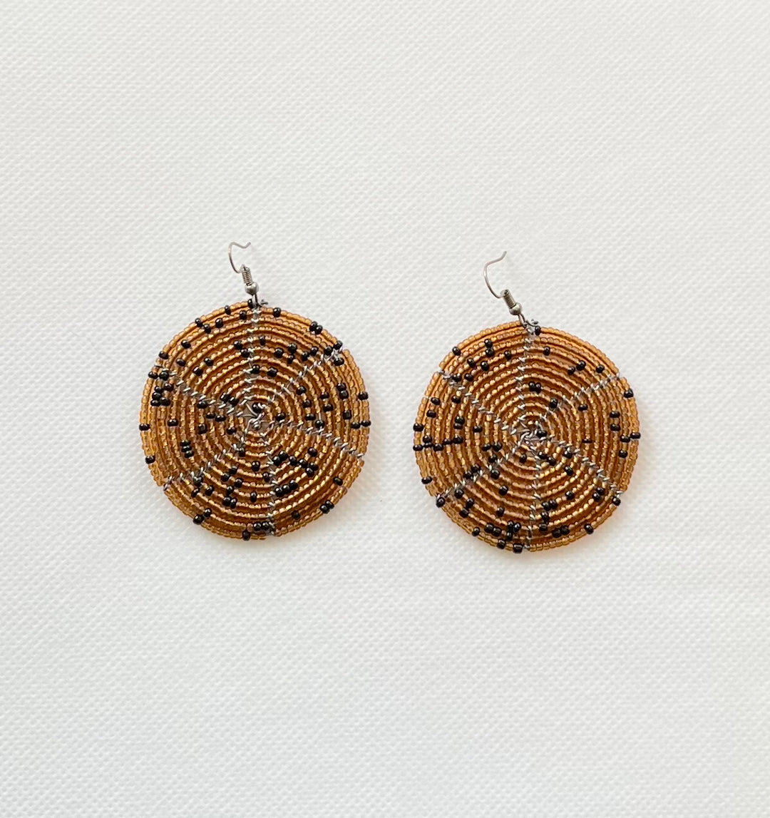 African Handcrafted Beaded Earrings