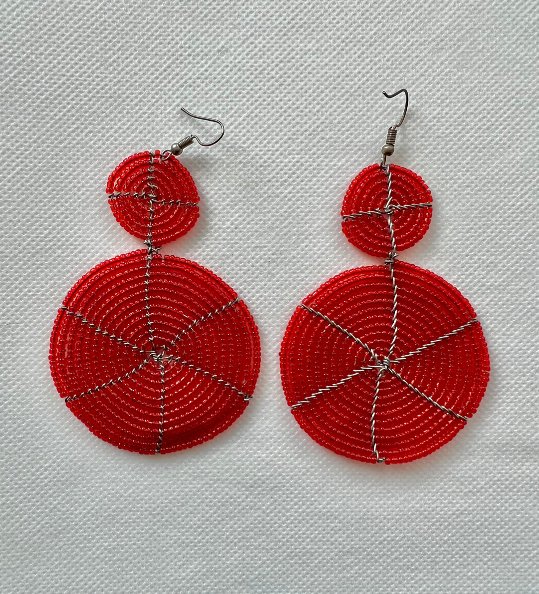 African Handcrafted Beaded Earrings