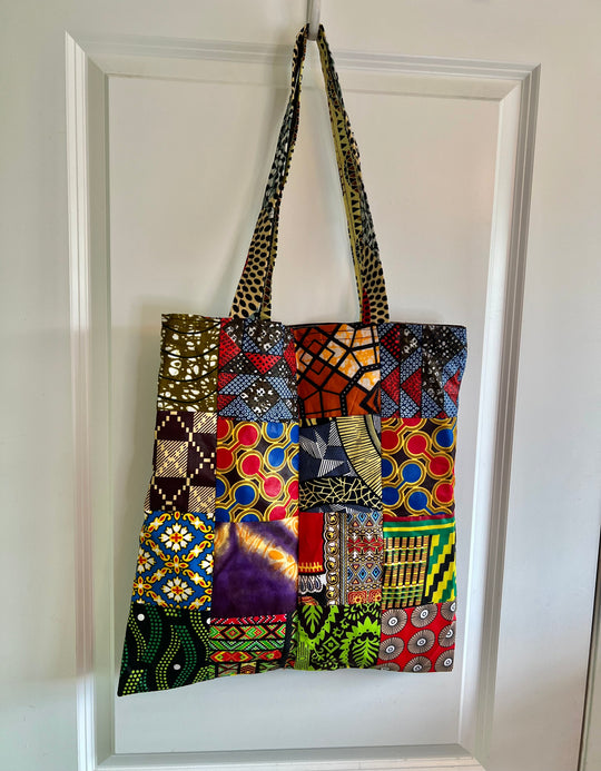 African Fabric Shopping Bag