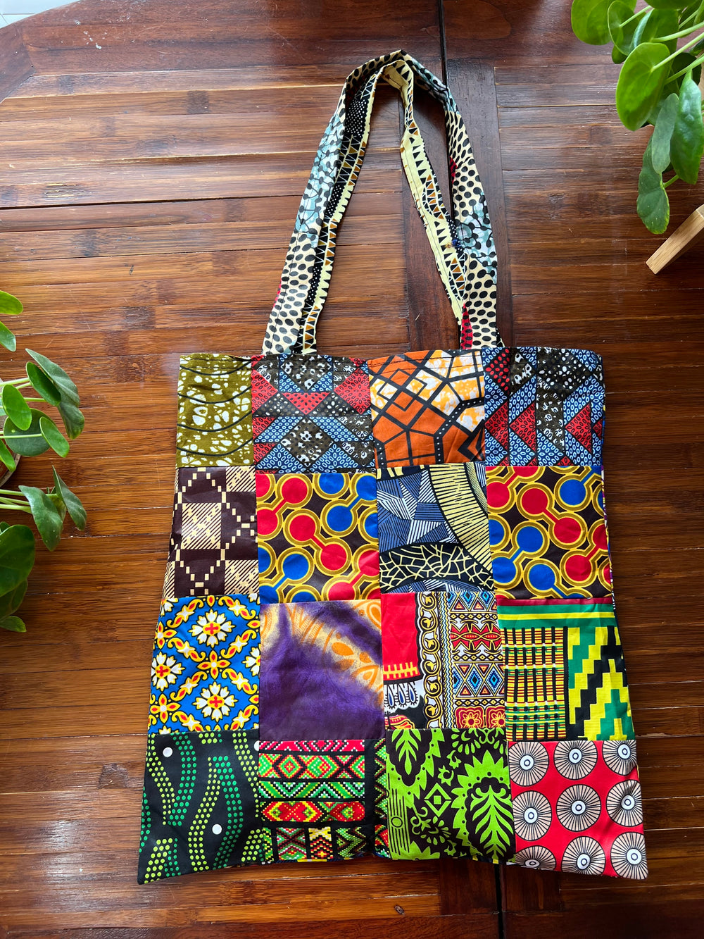 African Fabric Shopping Bag