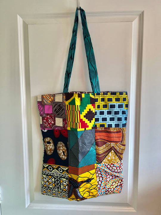 African Fabric Shopping Bag