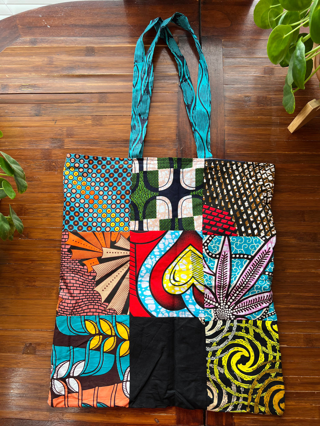 African Fabric Shopping Bag