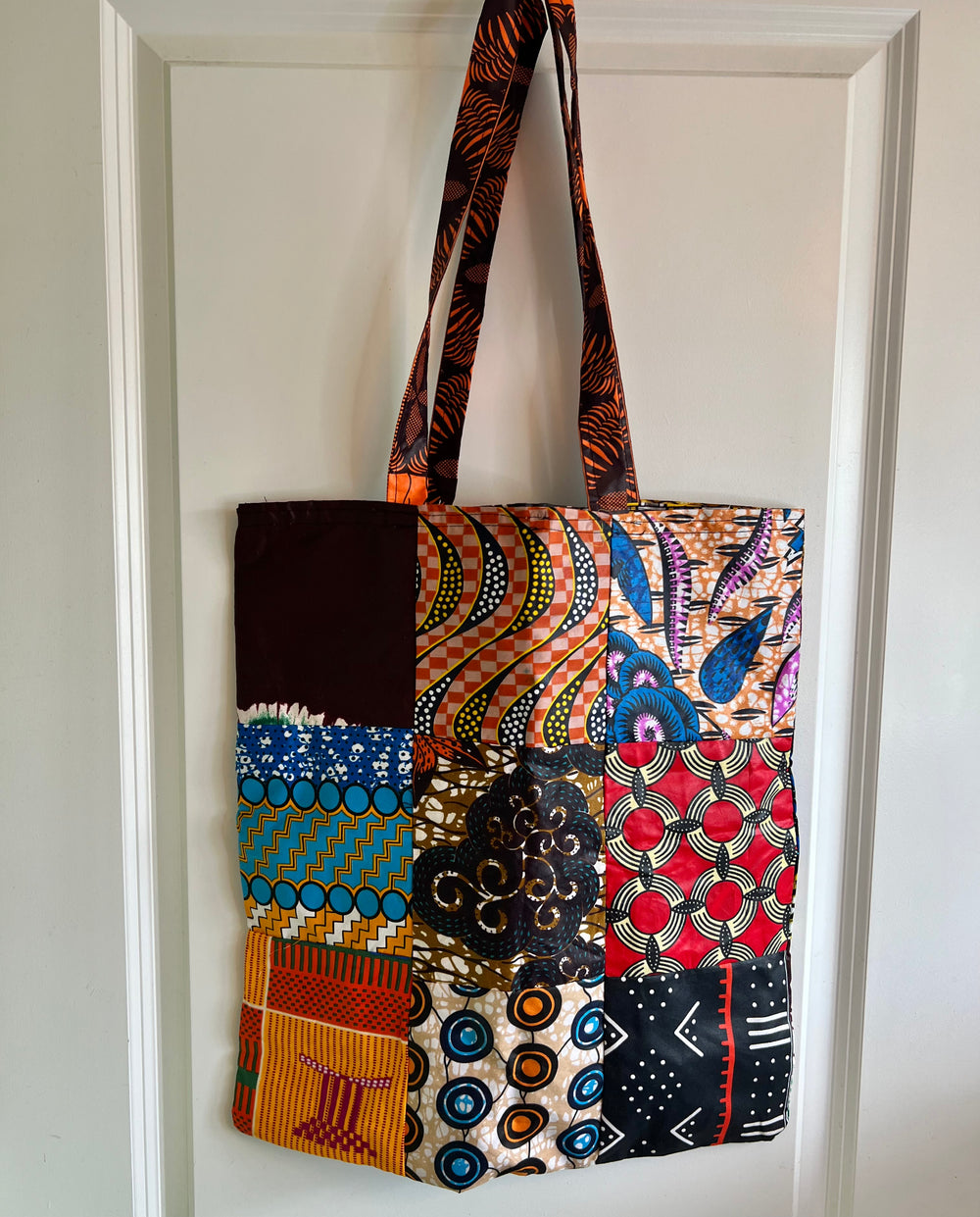 African Fabric Shopping Bag