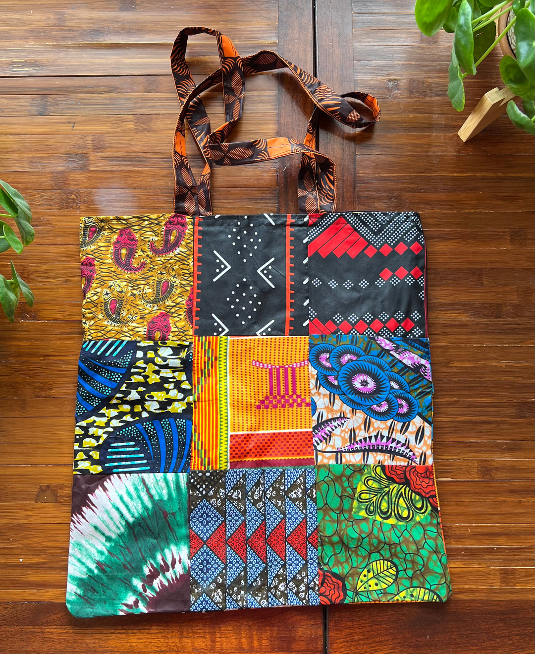 African Fabric Shopping Bag