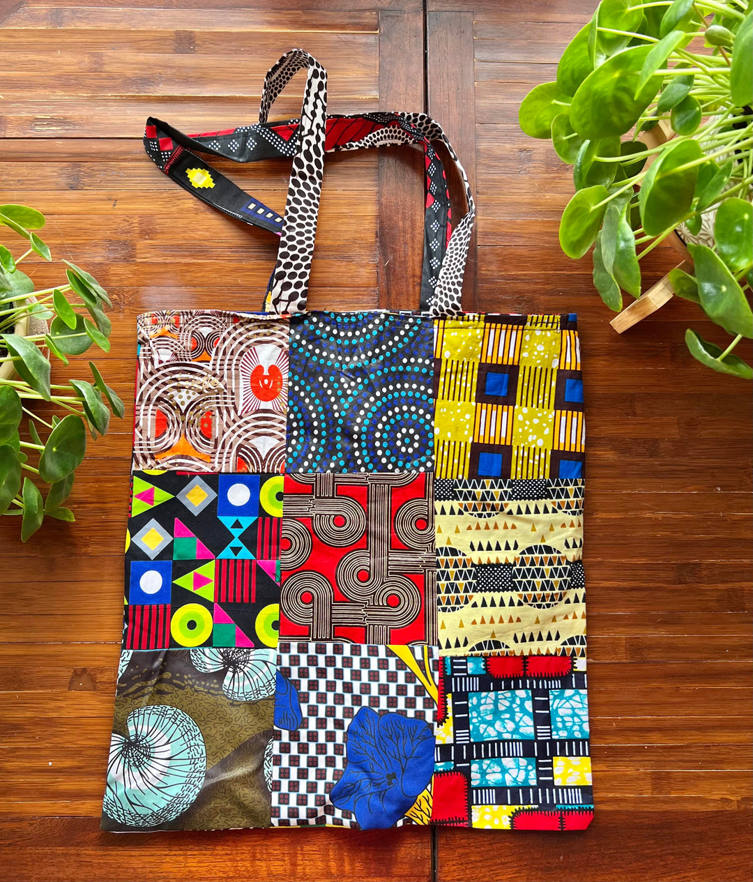 African Fabric Shopping Bag