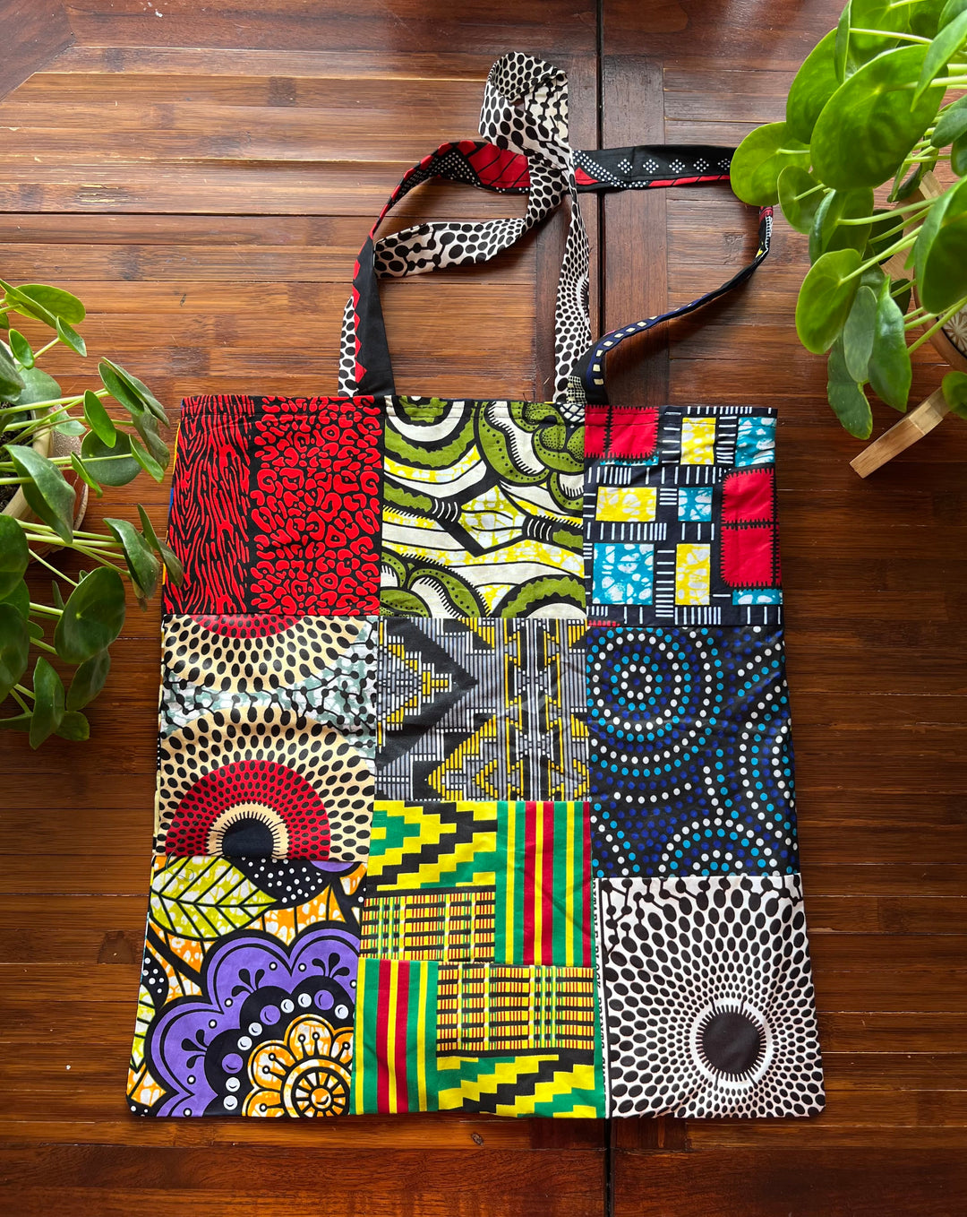 African Fabric Shopping Bag