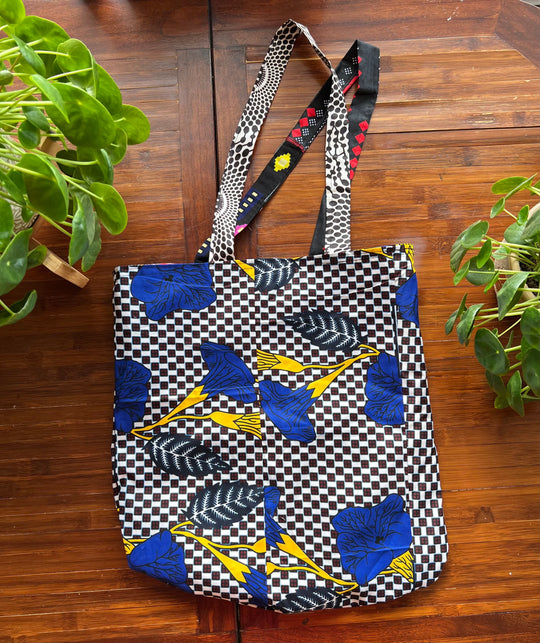 African Fabric Shopping Bag