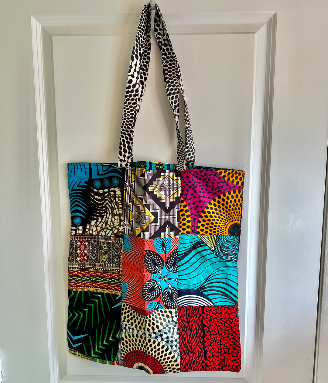 African Fabric Shopping Bag