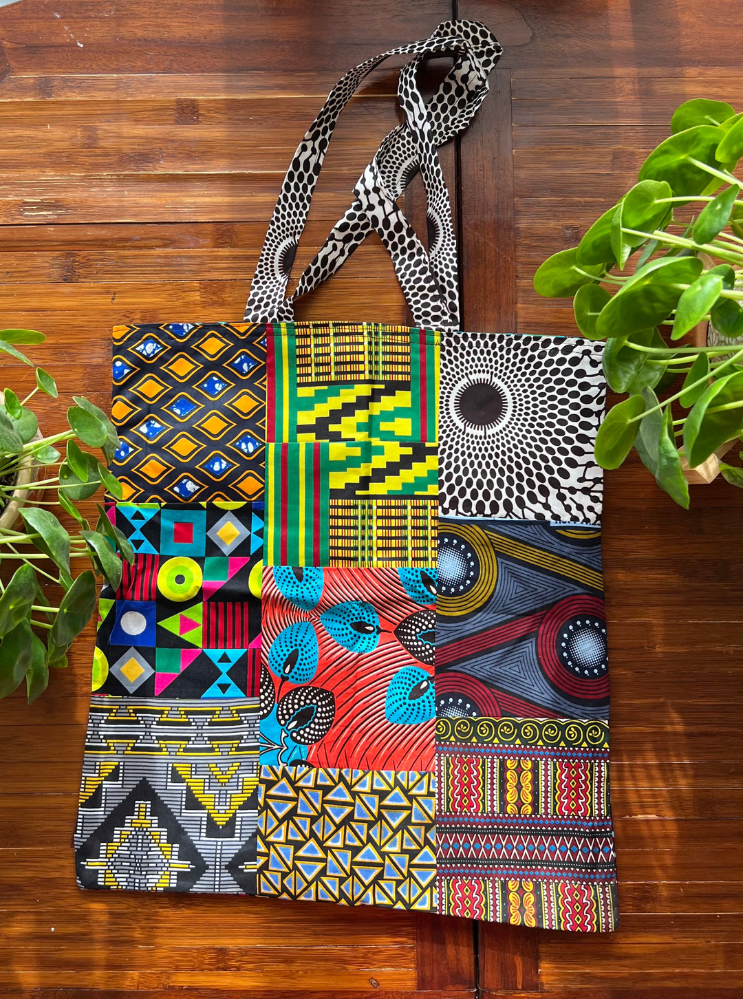 African Fabric Shopping Bag