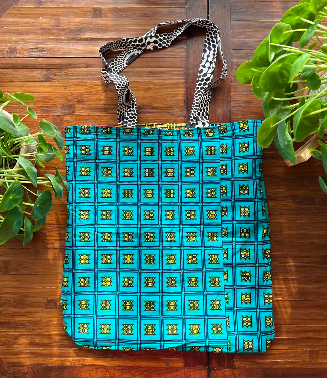 African Fabric Shopping Bag