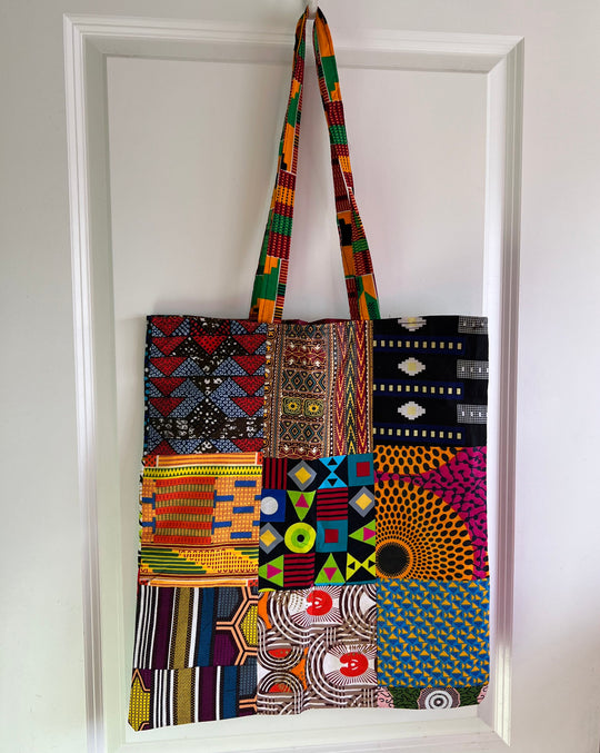 African Fabric Shopping Bag