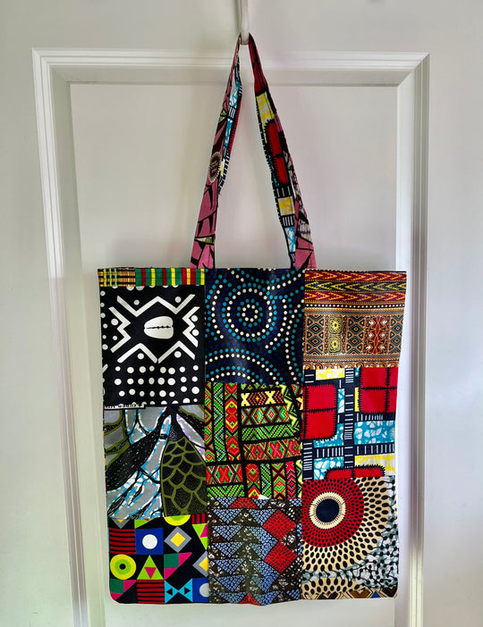 African Fabric Shopping Bag