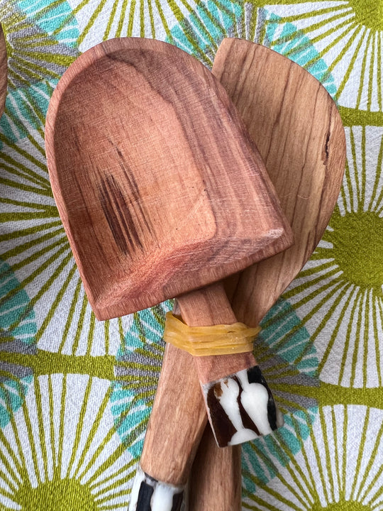 Rwanda Small Wooden Kitchen Utensil Set