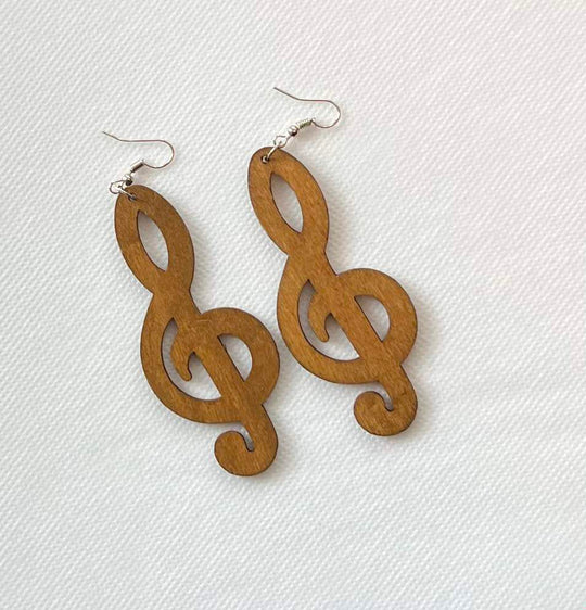 Rwanda Wooden Earrings