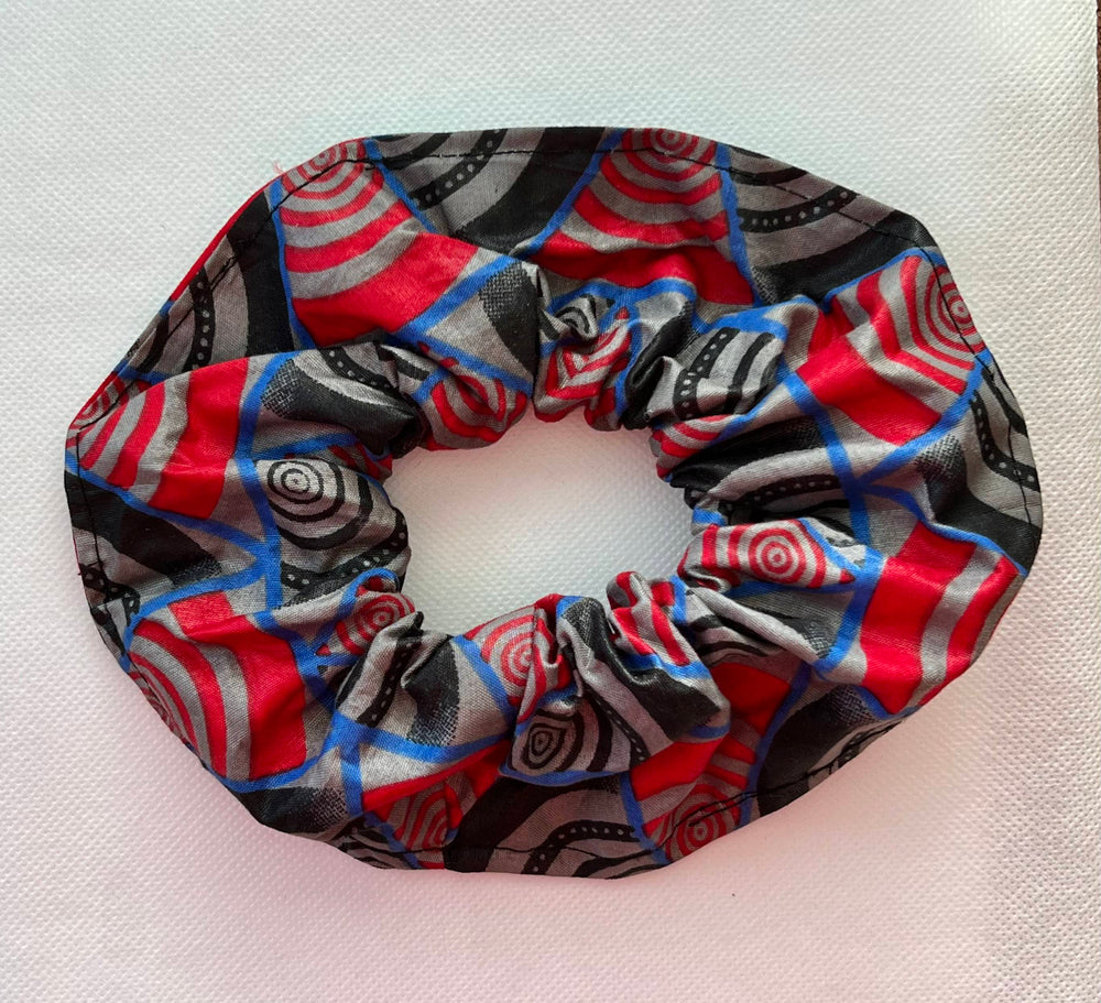 African Fabric Scrunchies - Set of 2