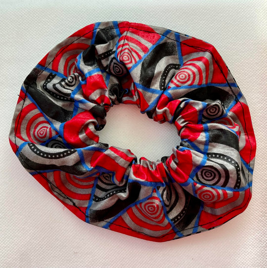 African Fabric Scrunchies - Set of 2